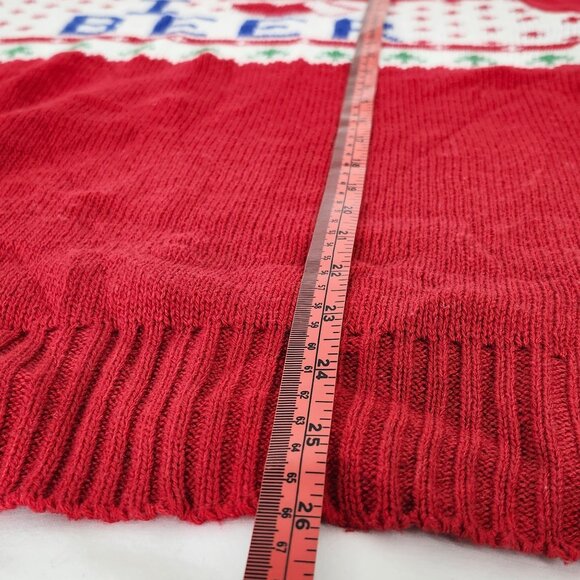 Ugly Christmas Sweater I Love Beer Pullover Unisex American Stitch Festive Party - Picture 11 of 12